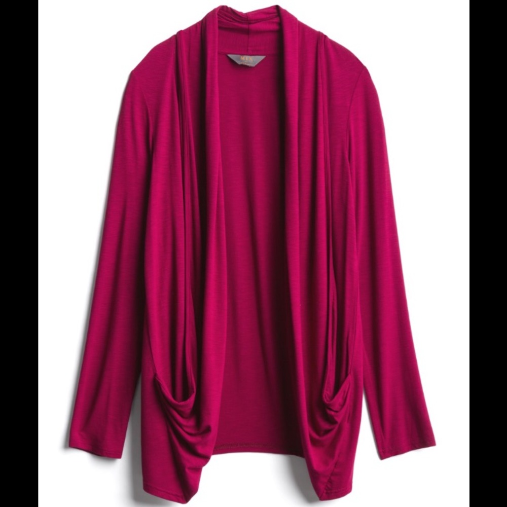 Martina Slub Knit Open Cardigan MIX BY 41 HAWTHORN